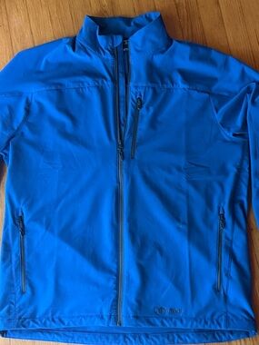 Marmot Bright Blue Lightweight Softshell Jacket with Zippers